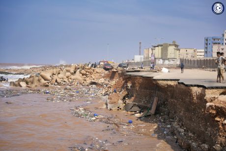 Libija, Derna, poplava, bujica, pucanje brane