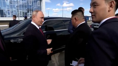 Kim Džon Un, Vladmir Putin, predsednička limuzina, Aurus, sastanak