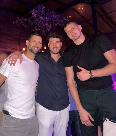 Nikola Jokić, Novak Đoković Nikola Jokić, Novak Đoković