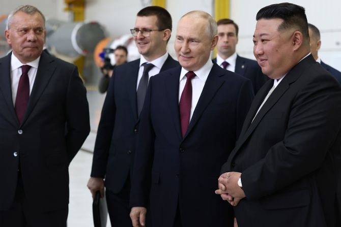 Kim Džong Un Vladimir Putin kosmodrom