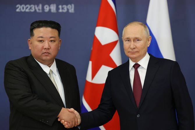 Vladimir Putin Kim Džong Un