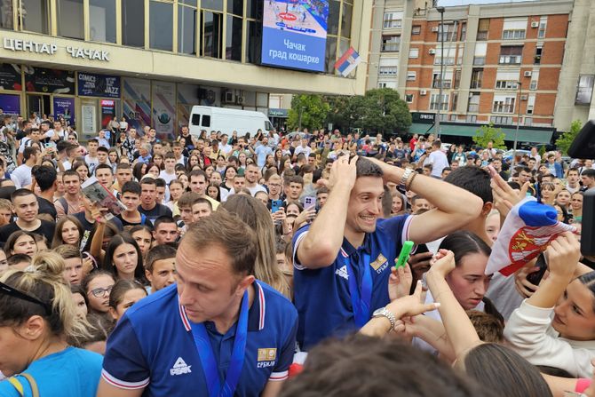 Doček Čačak, Aleksa Avramović, Marko Marinović i Feđa Sretenović