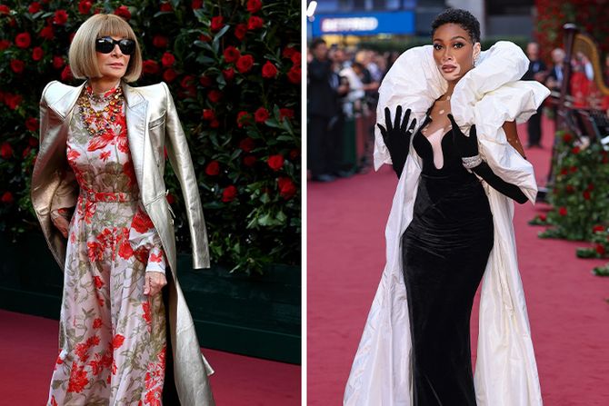 Anna Wintour, Winnie Harlow Anna Wintour, Winnie Harlow