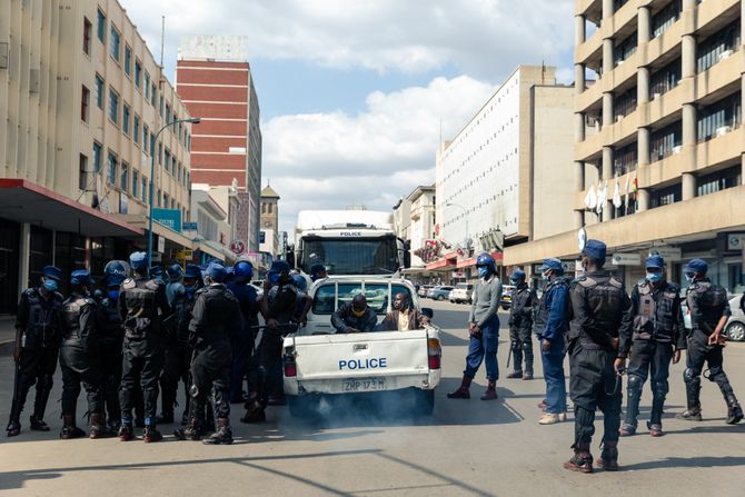 Zimbabve policija