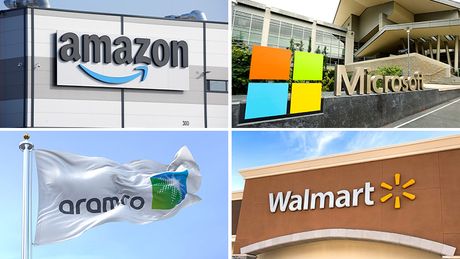 Microsoft, Amazon, Saudi Aramco, Wallmart