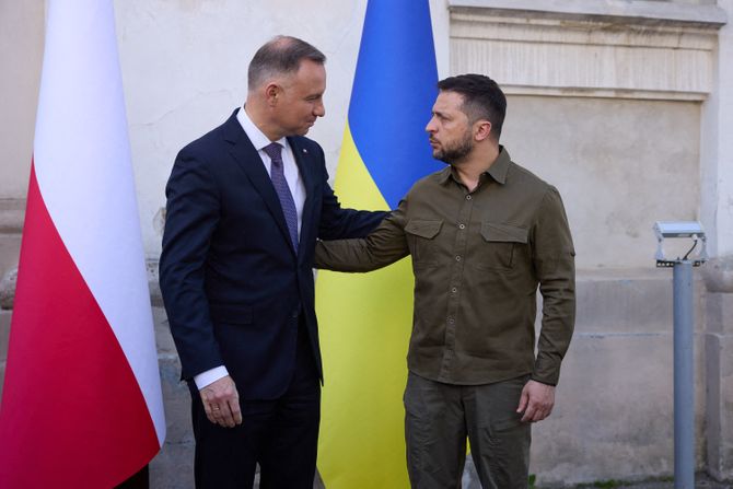 Volodymyr Zelensky, Andrzej Duda, Volodimir Zelenski, Andžej Duda