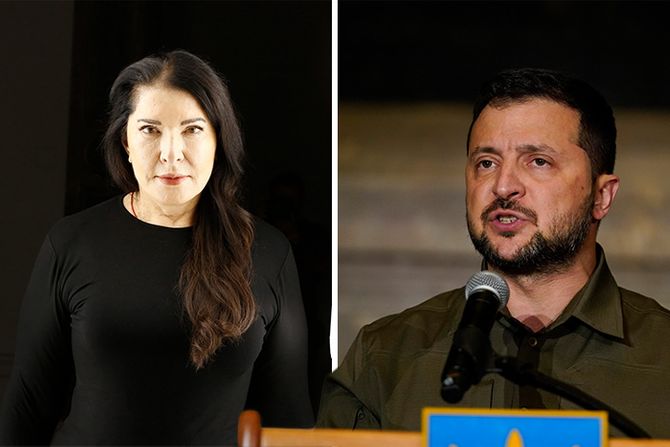 Marina Abramović, Volodimir Zelenski