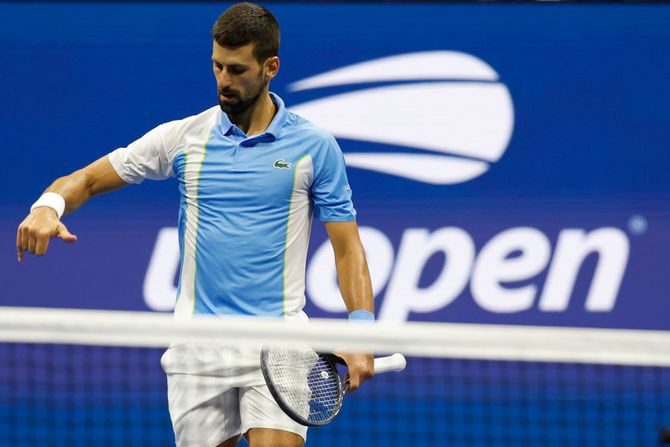 Novak Đoković, US Open, Ben Šelton Novak Đoković, US Open, Ben Šelton