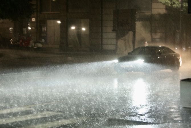 Beograd kiša nevreme noć Beograd kiša nevreme noć