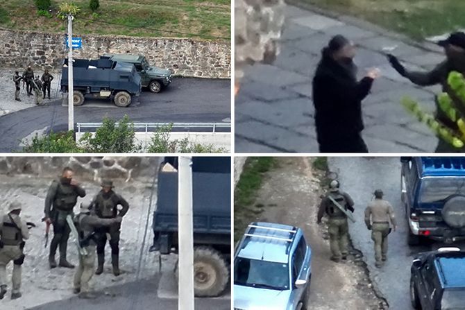 Manastir Banjska, kosovska policija