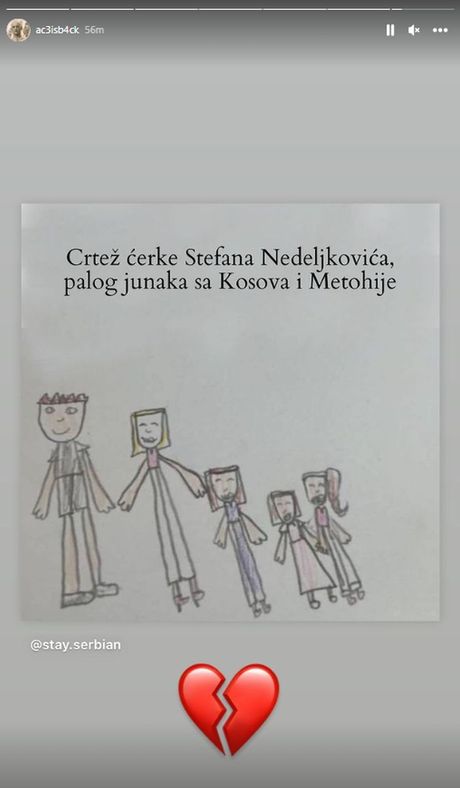 Crtež ćerke Stefana Nedeljkovića, Stefan Nedeljković