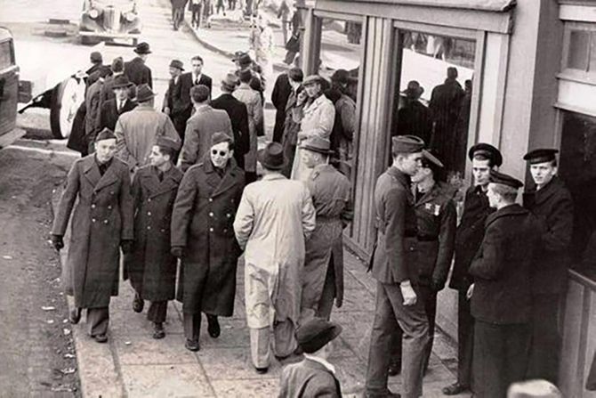 Kristjan Hofman americki vojnici, Island Reykjavik 1943.