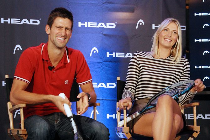Marija Šarapova i Novak Đoković Marija Šarapova i Novak Đoković