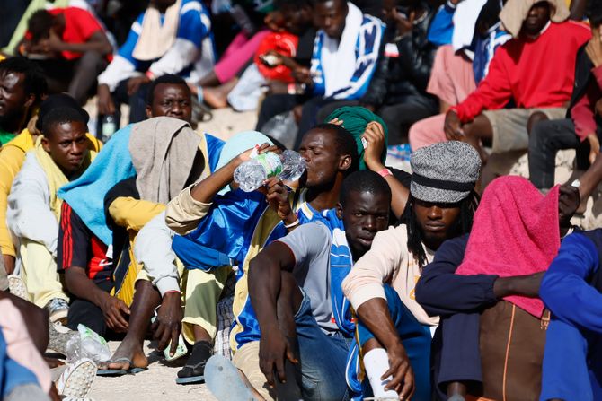 Migranti, Lampeduza, Italija, Tunis