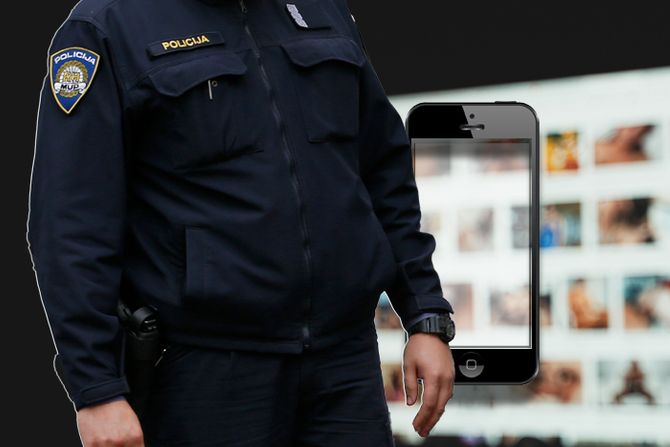 Hrvatska policija mobilni pornografija