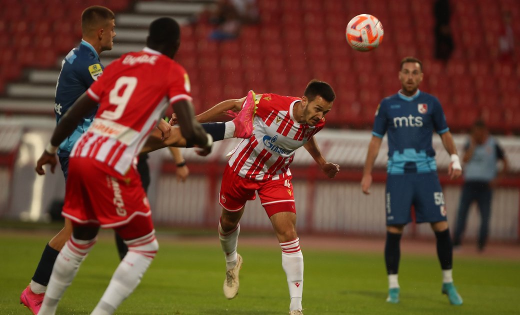 Crvena zvezda - Radnički Niš 5:0, highlights 