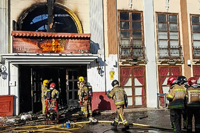 Španija, Mursija, noćni klub Teatar požar