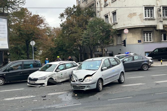 Udes u Višegradskoj saobraćajna nesreća Višegradska