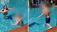 Cecina prija odvela malog Željka u Tursku, a on uživa za sve pare: Snimak sa bazena je neodoljiv