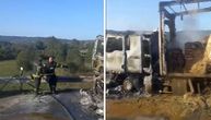 Only metal shell was left of the cabin: Video of highway traffic collapse caused by burning truck