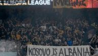 AEK identifikovao navijače koji su digli natpis "Kosovo je Albanija": Čeka ih drakonska kazna