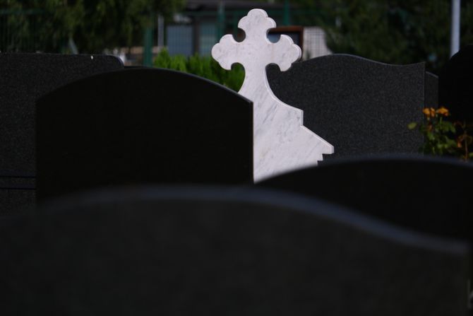 Groblje ilustracija Groblje ilustracija