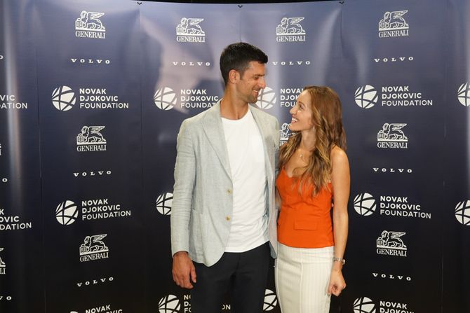 Jelena i Novak Đoković