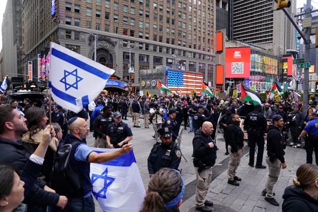Izrael Palestina protest u Njujorku