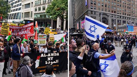 Izrael Palestina protest u Njujorku
