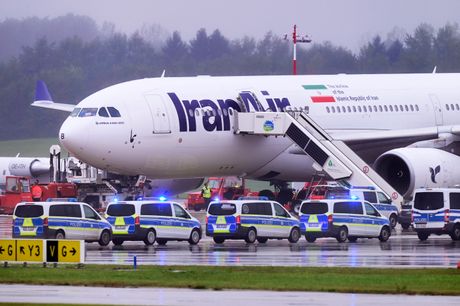 Hamburg aerodrom avion Iran pretnja