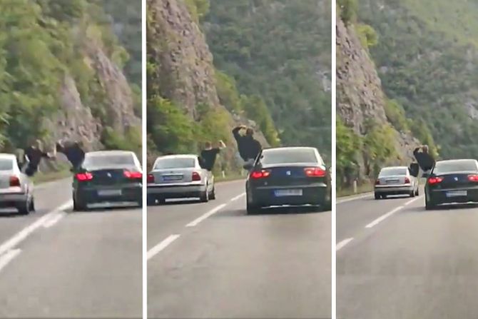 Vožnja i divljanje namagistralnom  putu M17 Bosna Vožnja i divljanje namagistralnom  putu M17 Bosna