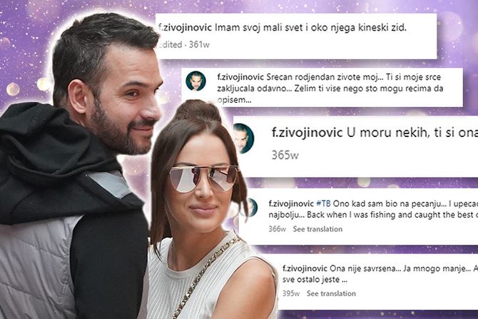 Filip Živojinović Aleksandra Prijović Instagram Filip Živojinović Aleksandra Prijović Instagram