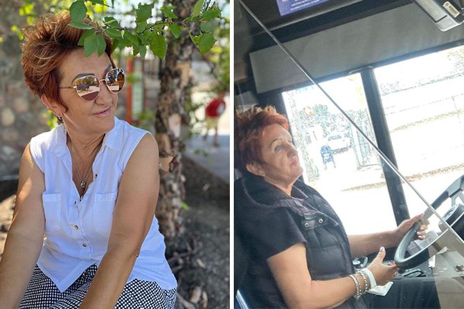 Irena Ivić, vozač autobusa