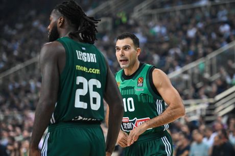 Kostas Slukas Matijas Lesor KK Panatinaikos Kostas Slukas Matijas Lesor KK Panatinaikos