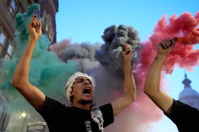 Demonstracje u Londonu, Hamas, Gaza, Palestinci