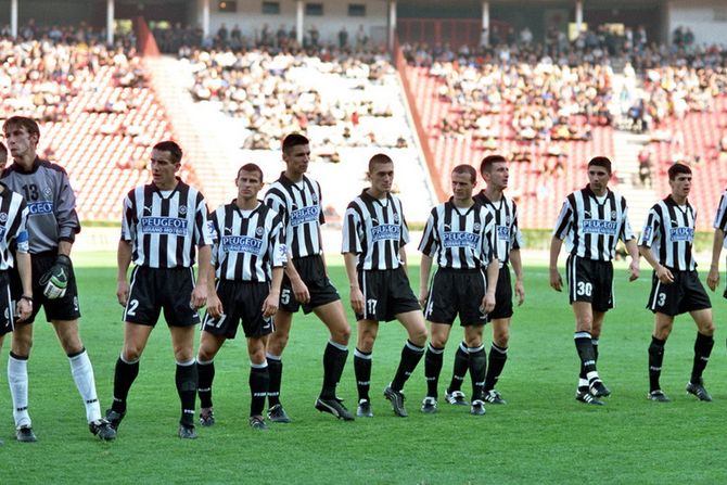 FK Partizan pre derbija 14.10.2000.