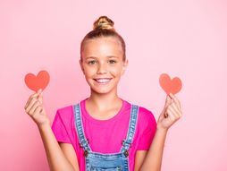 punđa, devojčica, srce