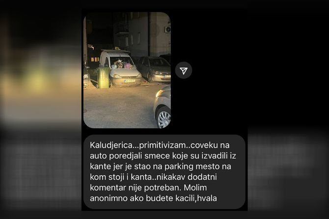 Smeće na automobilu