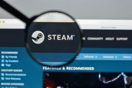 Steam, platforma, Valve, logo, gejming