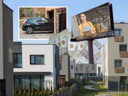 Bilbord garaža zgrade dinari iznajmljivanje prostora