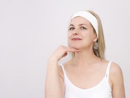 podbradak, vežbanje, fitnes, žena, lepota