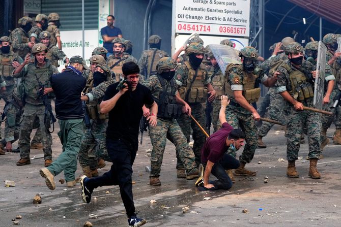 Liban, Bejrut, protest, rat u Izraelu