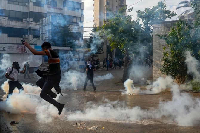 Liban, Bejrut, protest, rat u Izraelu