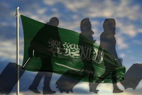 Zastava Saudijske Arabije putnici