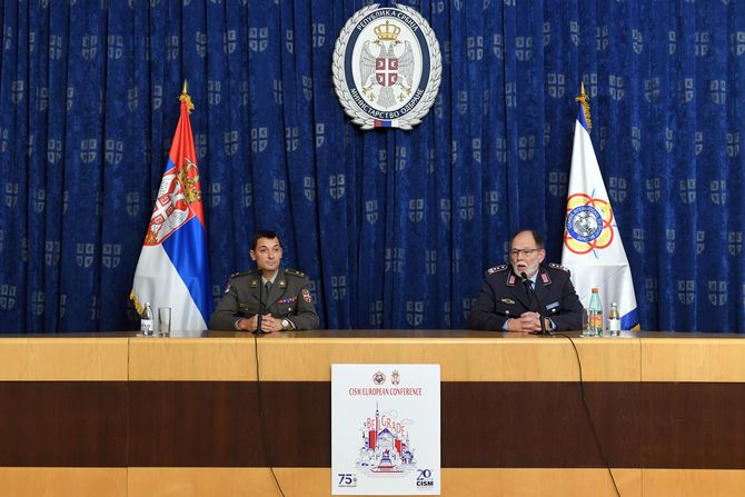 Konferencija za medije povodom održavanja Evropske konferencije CISM u Srbiji