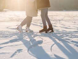 horoskop, zodijak, astrologija, klizanje, ljubavni par, sneg, zima
