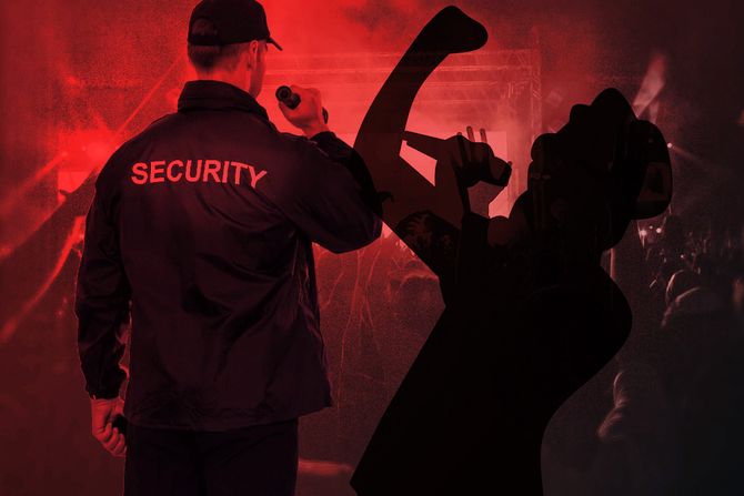 Koncert obezbeđenje pevač napad Koncert obezbeđenje pevač napad