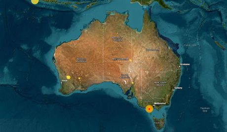Australija zemljoters