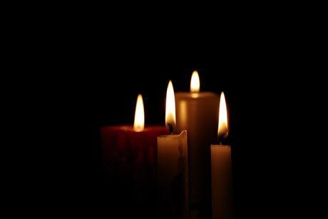 sveće, sahrana