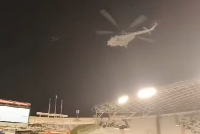 Helikopter iznad Poljuda Helikopter iznad Poljuda